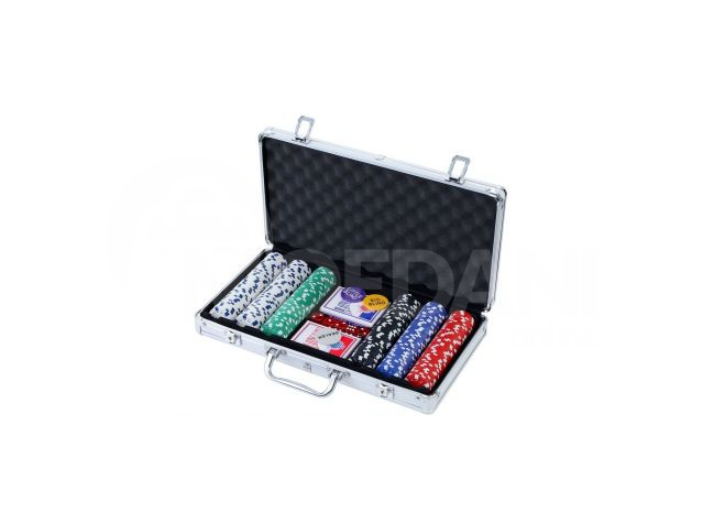 Набор фишек для покера фишки 300 шт. Тбилиси - изображение 1