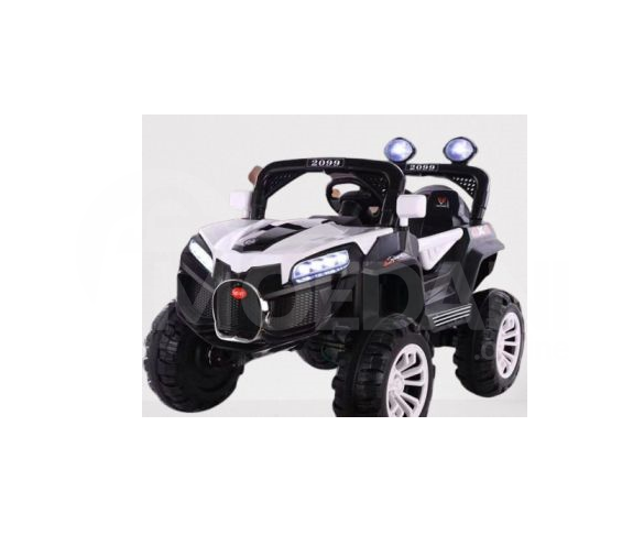 Электромобиль BUGATTI 2099 с кожаным креслом и резиновыми шинами Тбилиси - изображение 1