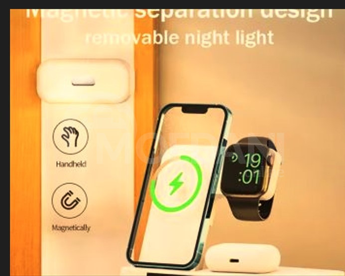 Часы с беспроводной зарядкой Тбилиси - изображение 3