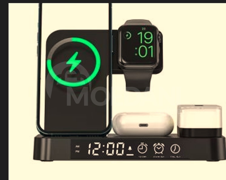 Часы с беспроводной зарядкой Тбилиси - изображение 1