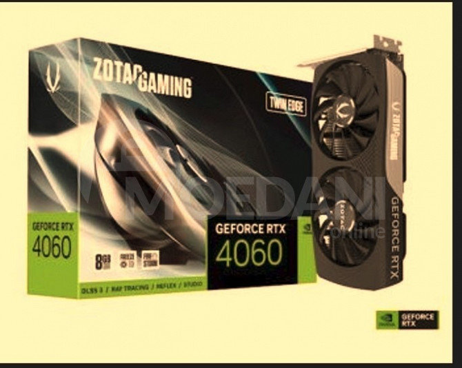 ვიდეო დაფა Zotac ZT-D40600E-10M Twin Edge GeForce RTX4060 8G თბილისი - photo 4