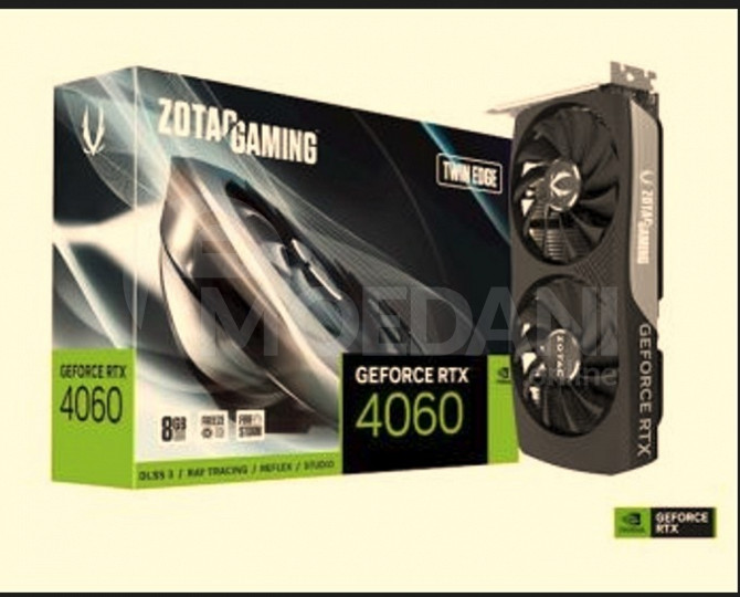 Видеоплата Zotac ZT-D40600E-10M Twin Edge GeForce RTX4060 8G Тбилиси - изображение 1