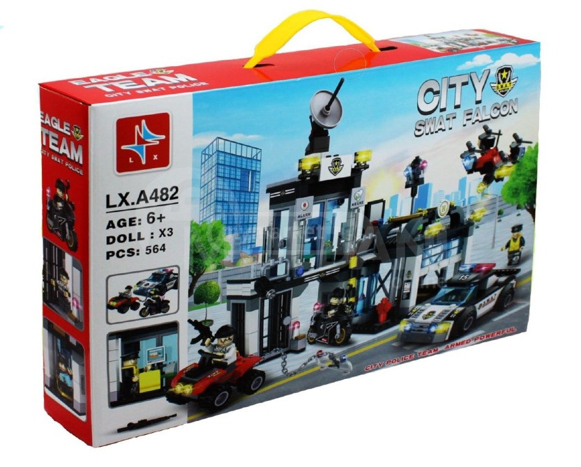 საბავშვო სათამაშო ლეგო პოლიციის ნაკრები ასაწყობი კუბიკები თბილისი - photo 1