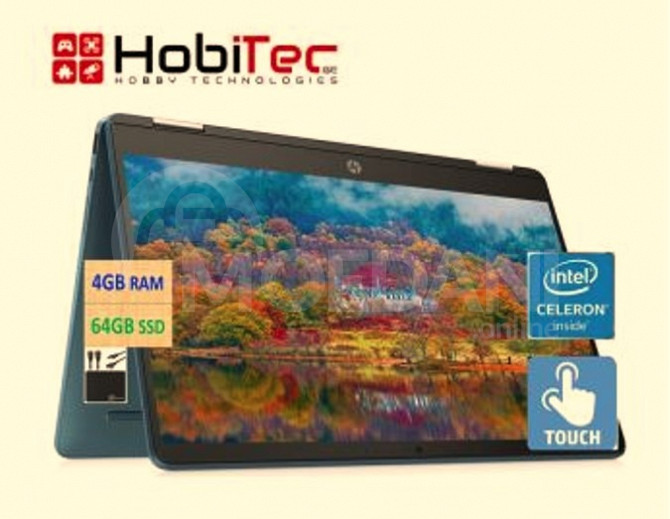 HP Laptop x360 ChromeOS intel ლეპტოპი სენსორული ეკრანით 4GB თბილისი - photo 1