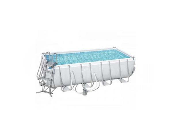 Каркасный бассейн BESTWAY 56671 (488х244х122 см с песочным фильтром) Тбилиси - изображение 1