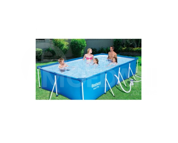 каркасный бассейн BESTWAY 56424 FAMILY SPLASH FRAME (400x211x81) Тбилиси - изображение 1