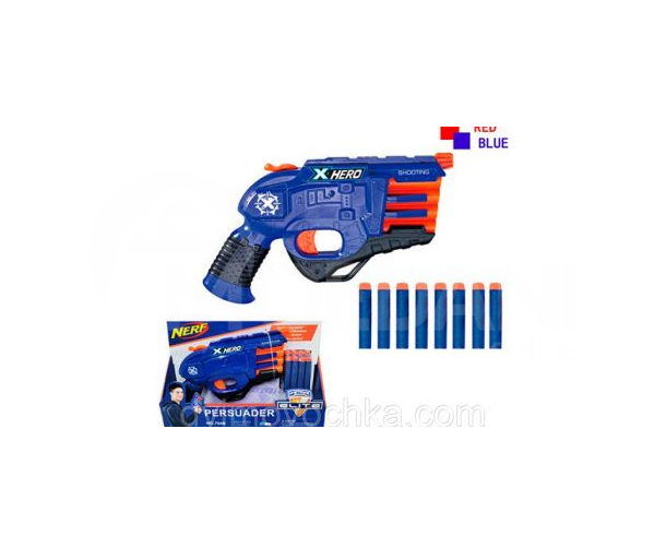 Игрушечный пистолет X Hero Shooting NERF, детская игрушка Тбилиси - изображение 1