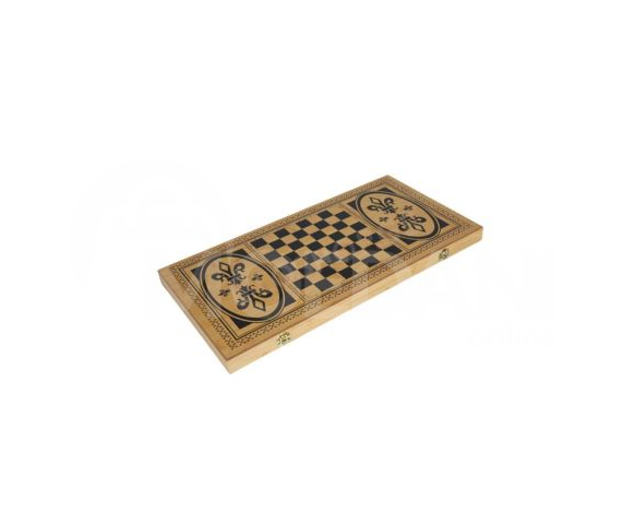 нарды и нарды. Материал: дерево/бамбук. Тбилиси - изображение 1