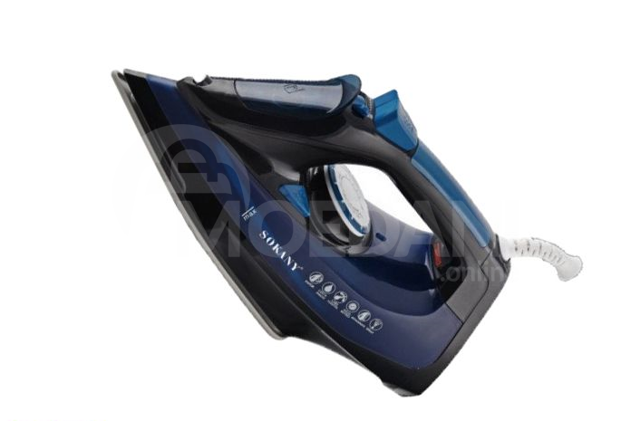 SOKANY iron with ceramic base and steam function. Power 2 Tbilisi - photo 2