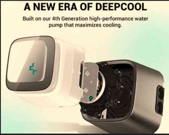 წყლის გაგრილება DeepCool LS720, ARGB, 3x120mm, Cooler, Black თბილისი