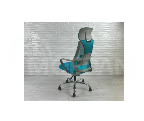 Офисный стул, сиденье модели серии F5901, каркас бирюзовый Тбилиси - изображение 1