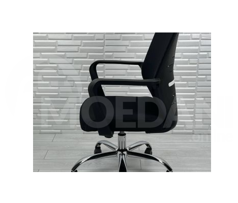 Модель компьютерного кресла-А02 черный Тбилиси - изображение 1