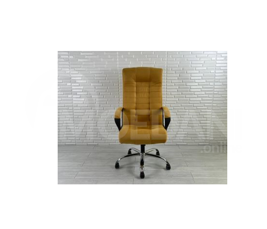 საოფისე სკამი, სავარძელი, მოდელი გალანტი, ნაჭრის ყვინელი თბილისი - photo 3