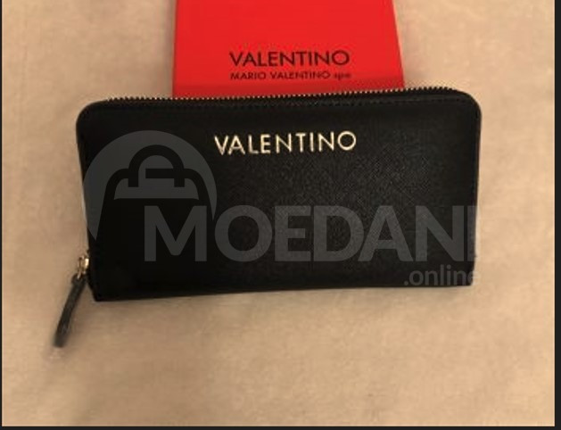 ВАЛЕНТИНО Оригинальный кожаный кошелек. Тбилиси - изображение 1