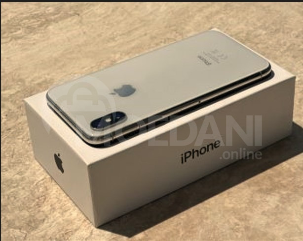 iPhone X Silver 64GB თბილისი - photo 3