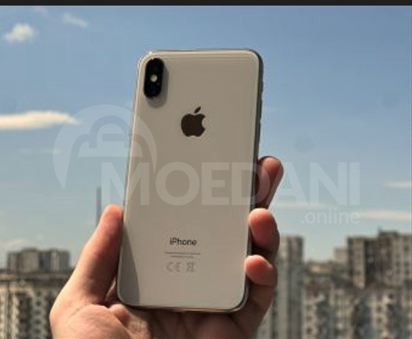 iPhone X Silver 64GB თბილისი - photo 1