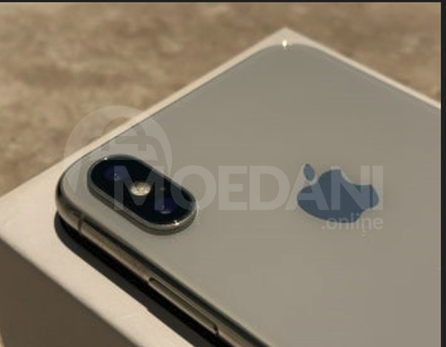 iPhone X Silver 64GB თბილისი - photo 4