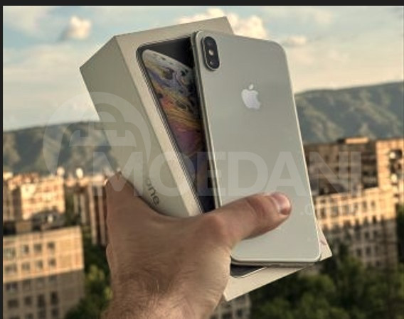 iPhone XS Max Silver 64GB თბილისი - photo 4