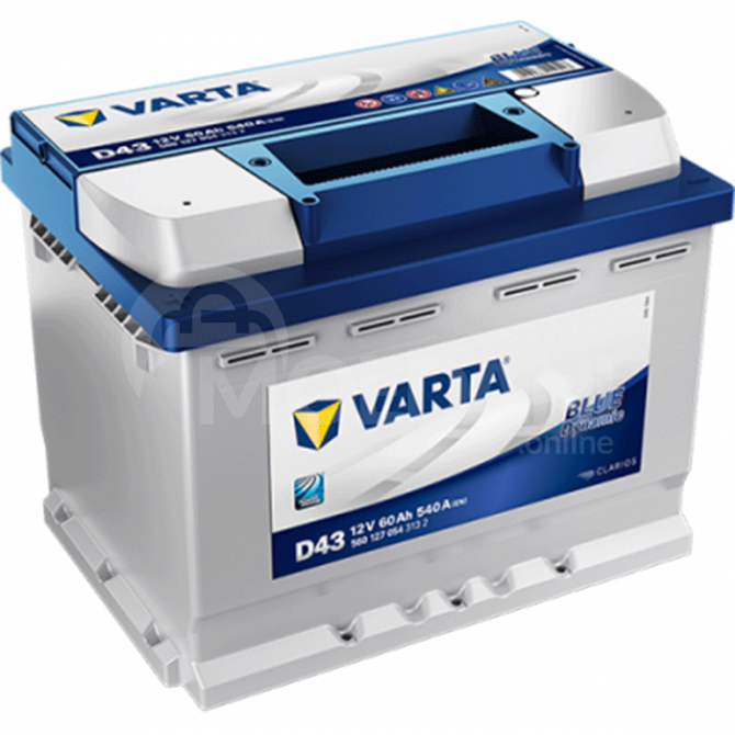 Varta BLU D43 60 А*с L+ Тбилиси - изображение 1