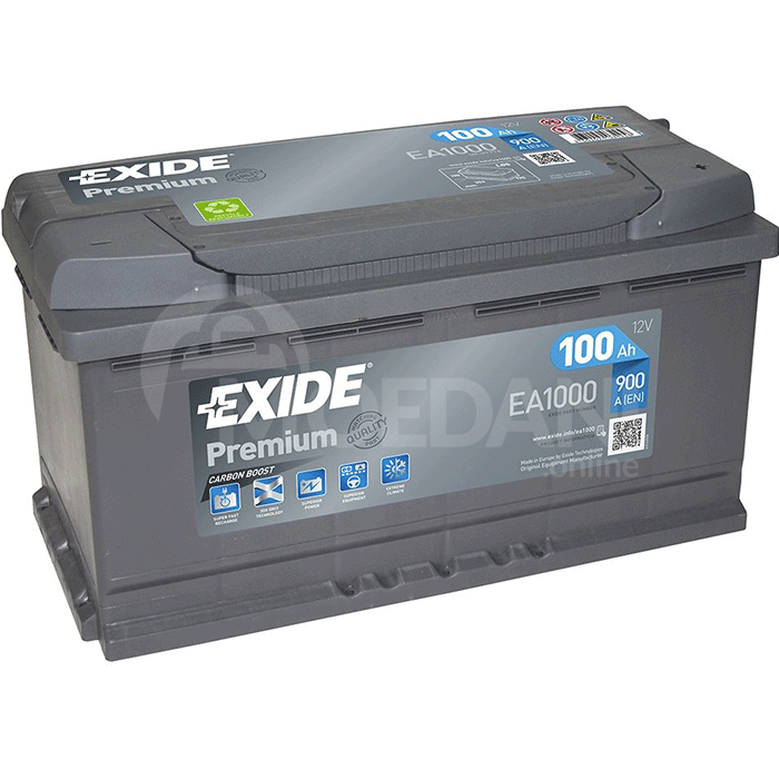 Exide PR Ea1000 100 A*s R+ Tbilisi - photo 1