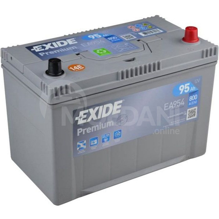 Exide PR Ea954 95 ა*ს JIS R+ თბილისი - photo 1