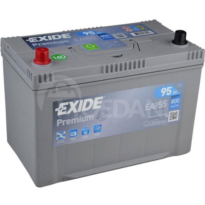 Exide PR Ea955 95 ა*ს JIS L+ თბილისი - photo 1