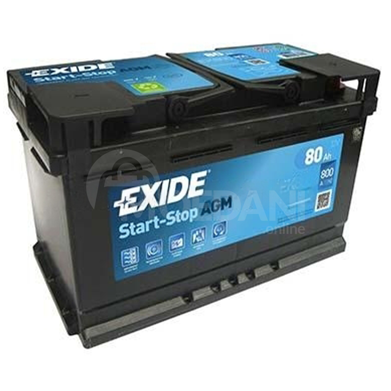 Exide AGM Ek800 80 AH (800A თბილისი - photo 1