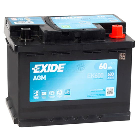 Exide Excell Eb602 60 ა*ს R+ Tbilisi