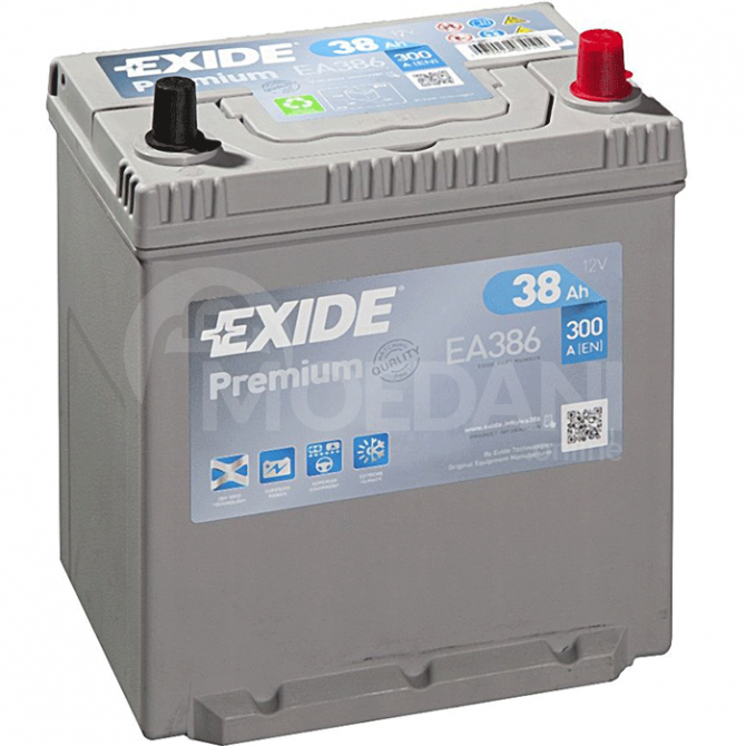 Exide PR Ea386 38 A*s JIS R+ Тбилиси - изображение 1