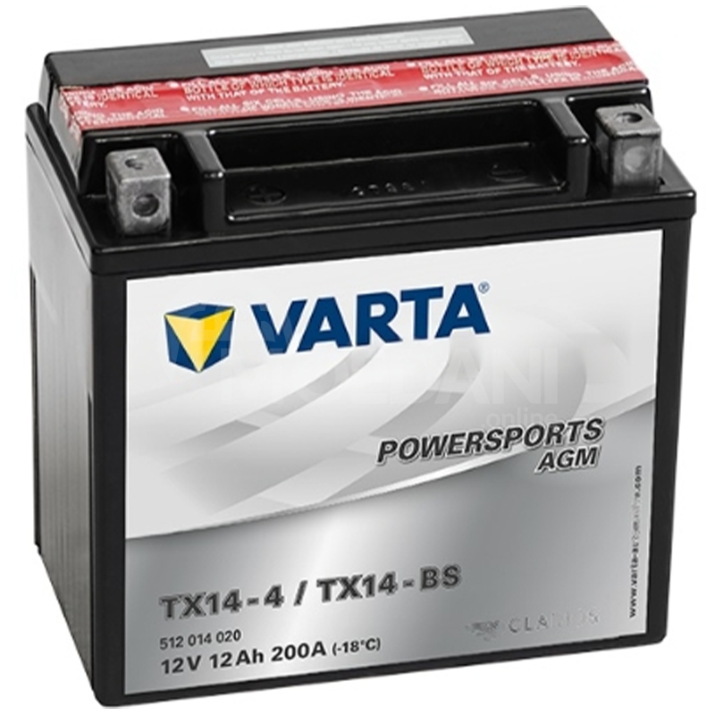 Varta AGM Ytx14-BS 12 AH (200A თბილისი - photo 1