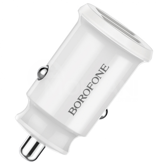 Автомобильное зарядное устройство Borofone BZ8 2*USB Белый Тбилиси - изображение 1