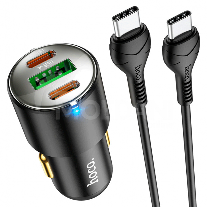 Car phone charger Hoco NZ6 Pd45W 3-Port Tbilisi - photo 1