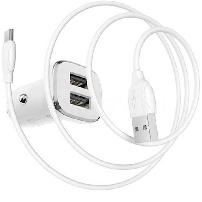 Автомобильное зарядное устройство Borofone Bz12 Lasting Power Тбилиси - изображение 1