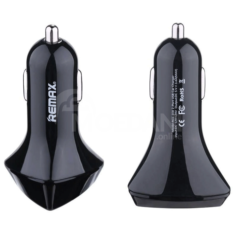 Ავტომობილის ტელეფონის დამტენი Remax Rcc208 BL. თბილისი - photo 1