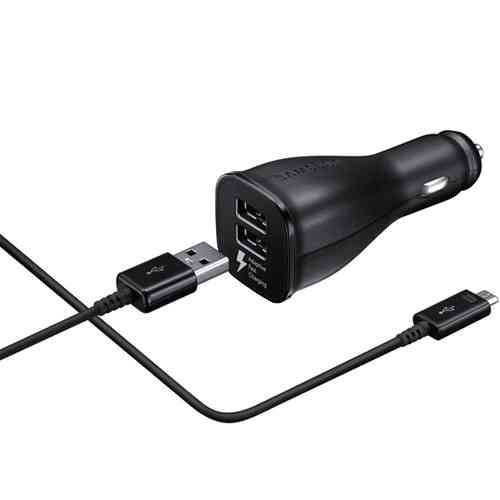 USB დამტენი ავტომობილისთვის Samsung Fast CAR Charger თბილისი