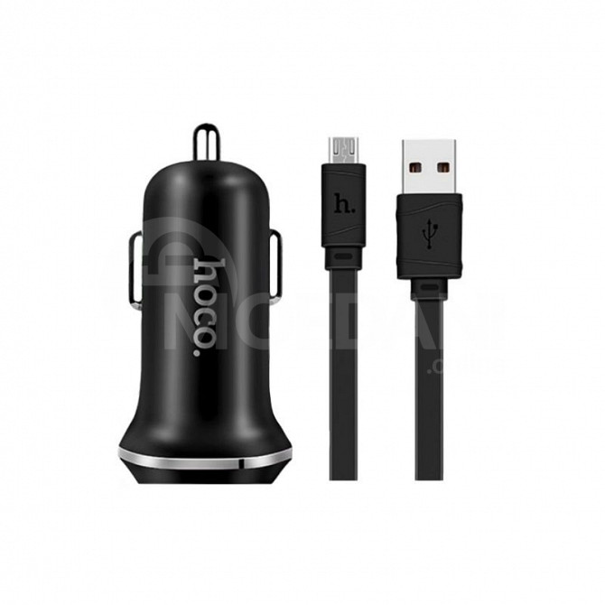 Автомобильное зарядное устройство Hoco Z1 + USB-кабель Тбилиси - изображение 1