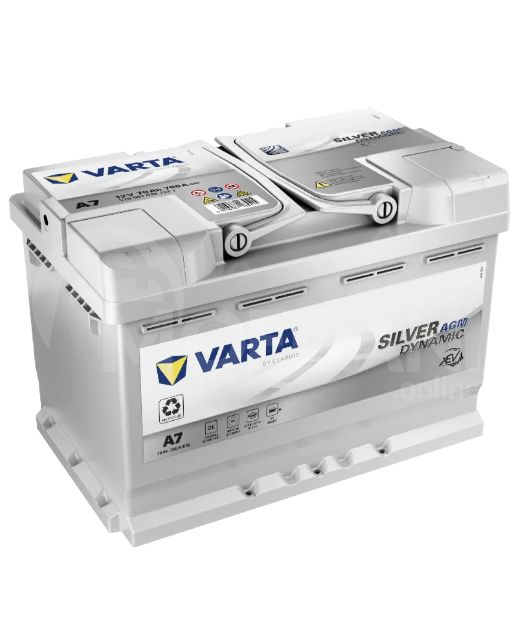 Аккумулятор Varta SIL AGM A7 70 А*с R+ Тбилиси - изображение 1