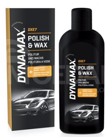 Полировальная жидкость Dynamax Dxe7-Polish & WAX (Полировочный воск) 0, 5л Тбилиси - изображение 1