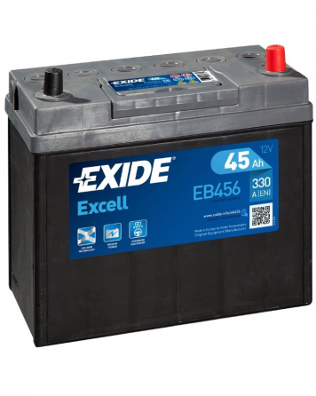 Აკუმულატორი Exide Excell 45 ა*ს JIS მარც Тбилиси