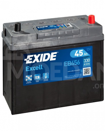 Accumulator Exide Excell 45 A* JIS Mart Tbilisi - photo 1