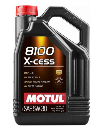 Ზეთი Motul 8100 X-Cess 5W30 4L თბილისი