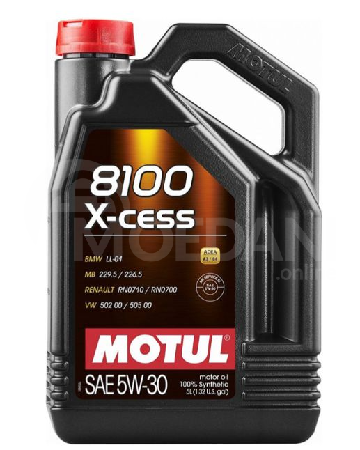 Ზეთი Motul 8100 X-Cess 5W30 4L თბილისი - photo 1
