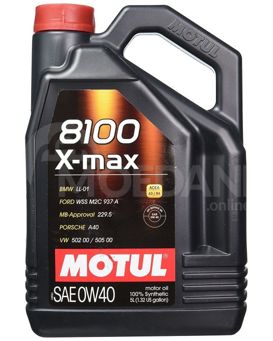 Ზეთი Motul 8100 X-MAX 0W40 5L თბილისი - photo 1