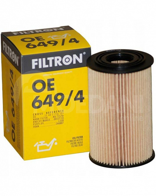 Ზეთის ფილტრი Filtron Oe649/4 თბილისი - photo 1