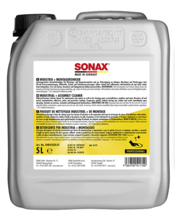 Ინდუსტრიული საწმენდი Sonax 484505 5L თბილისი