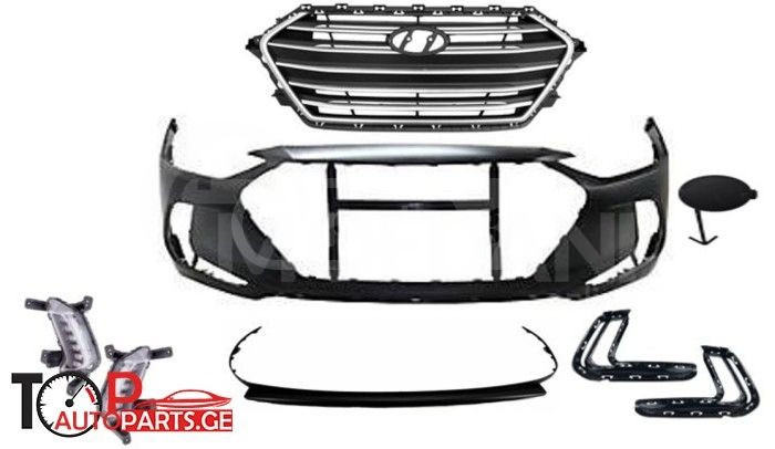 Комплект бамперов Элантра 2017-18 Тбилиси - изображение 1