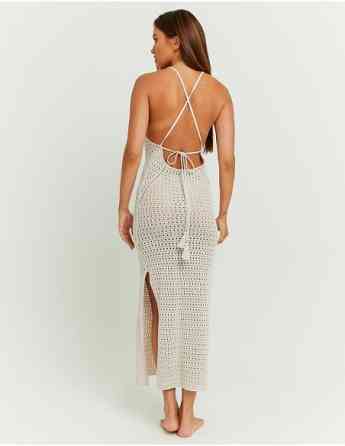 Tally Weijl - Beige Crochet Maxi Dress Bge020 Тбилиси