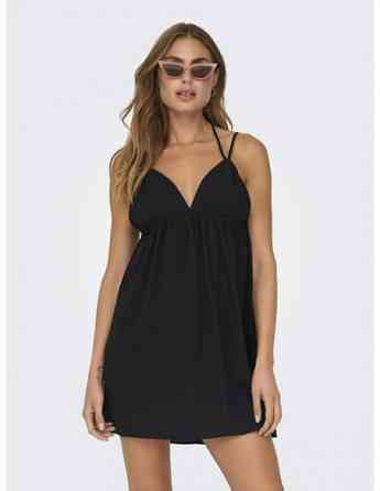 Only - Onlnova Life LUX RAE Dress Solid Black Tbilisi