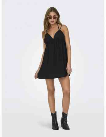 Only - Onlnova Life LUX RAE Dress Solid Black Tbilisi