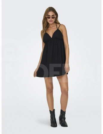 Only - Onlnova Life LUX RAE Dress Solid Black Tbilisi - photo 5